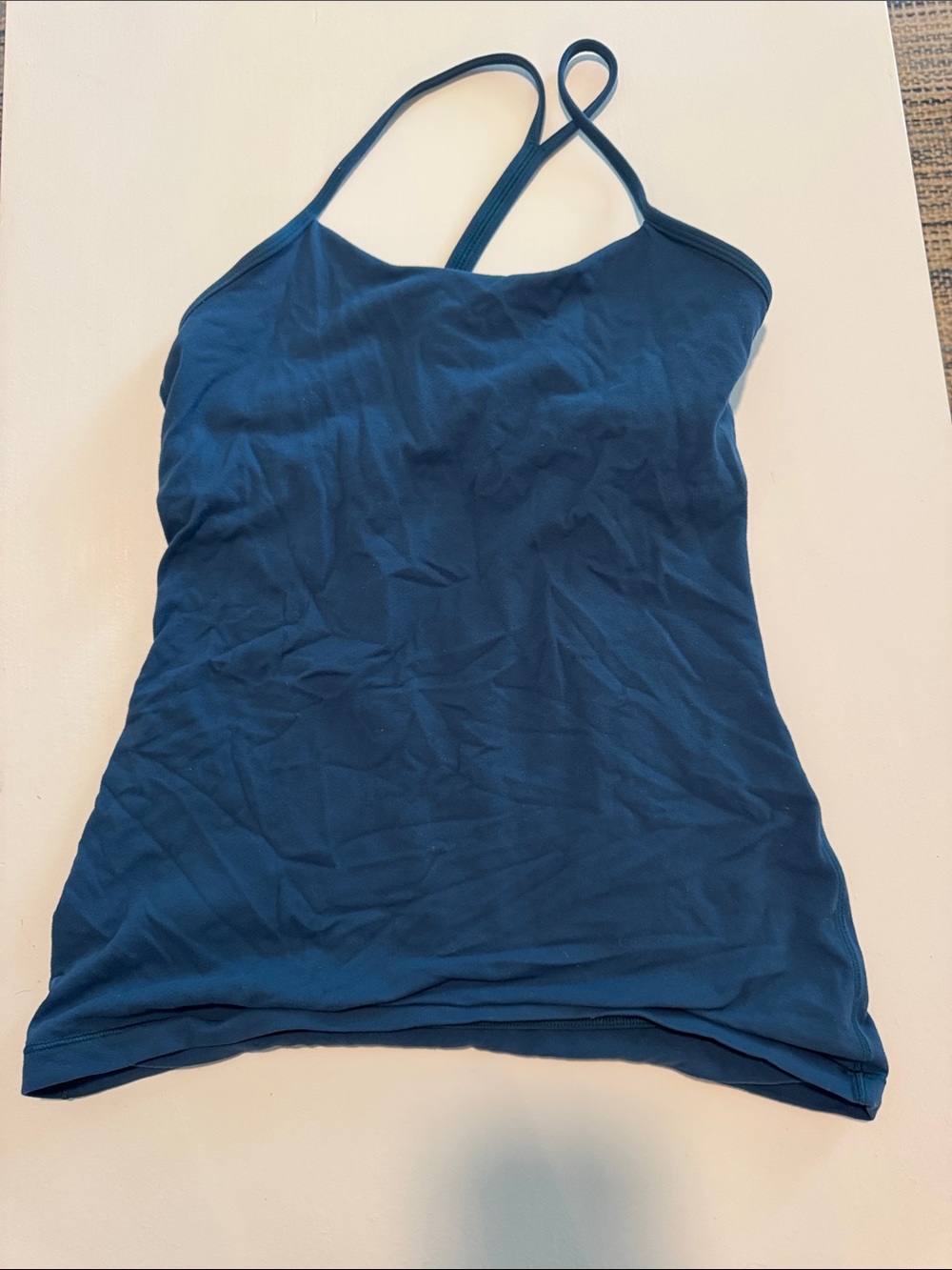 lululemon athletica Strappy Tank Top in Deep Teal